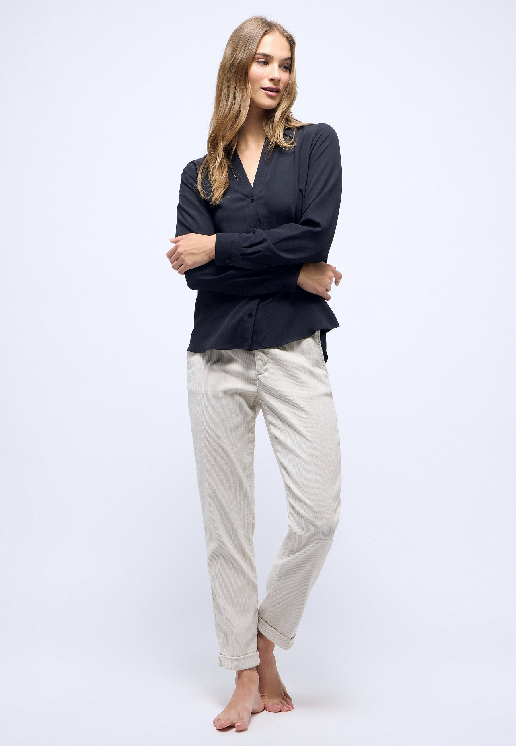 Relaxed Fit Hosen Kollektion von Angels – Damenhosen aus Baumwollmischung mit Stretch und seitlichen Taschen