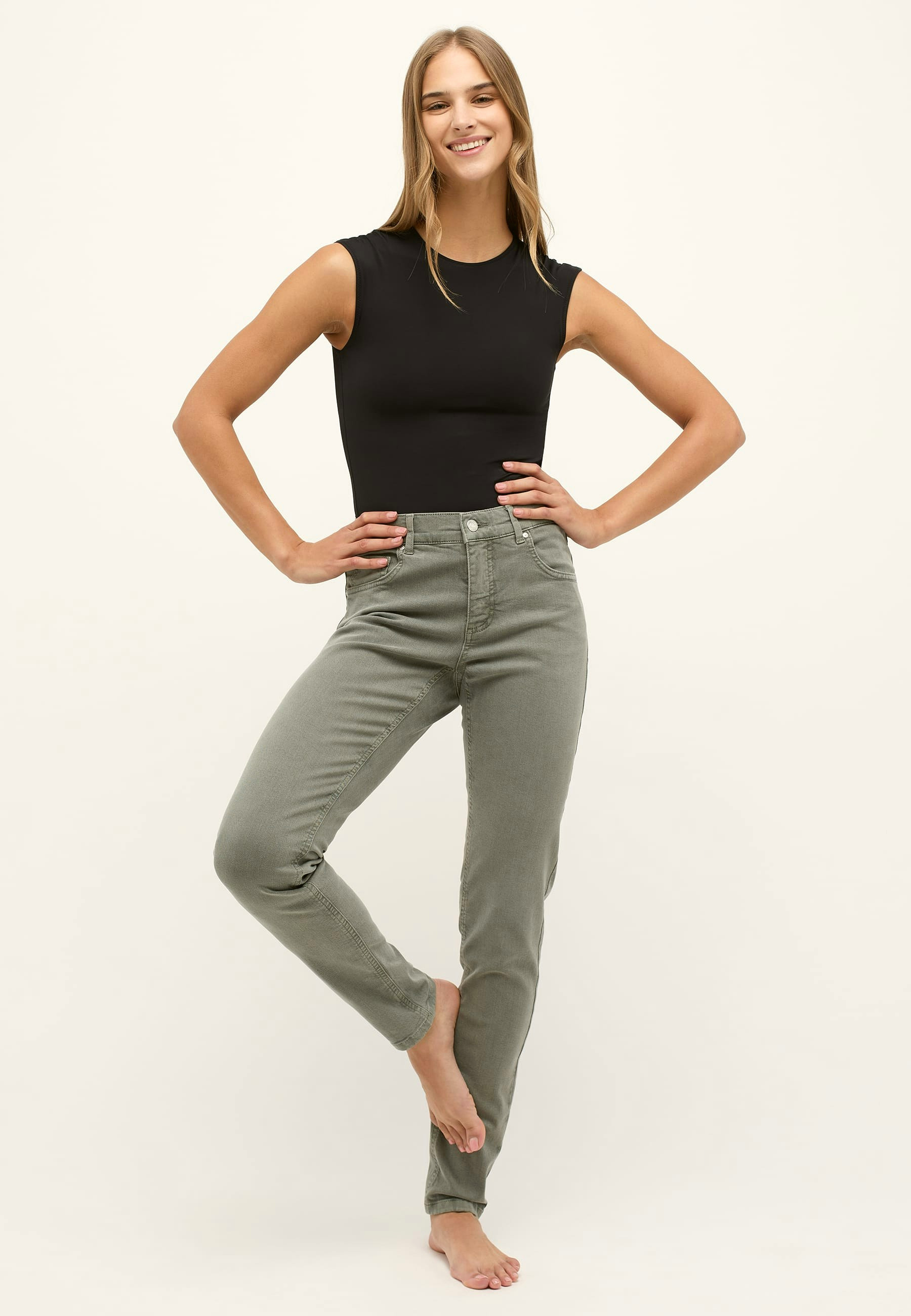 Leichte Angels Skinny mit Lyocell – Rückansicht