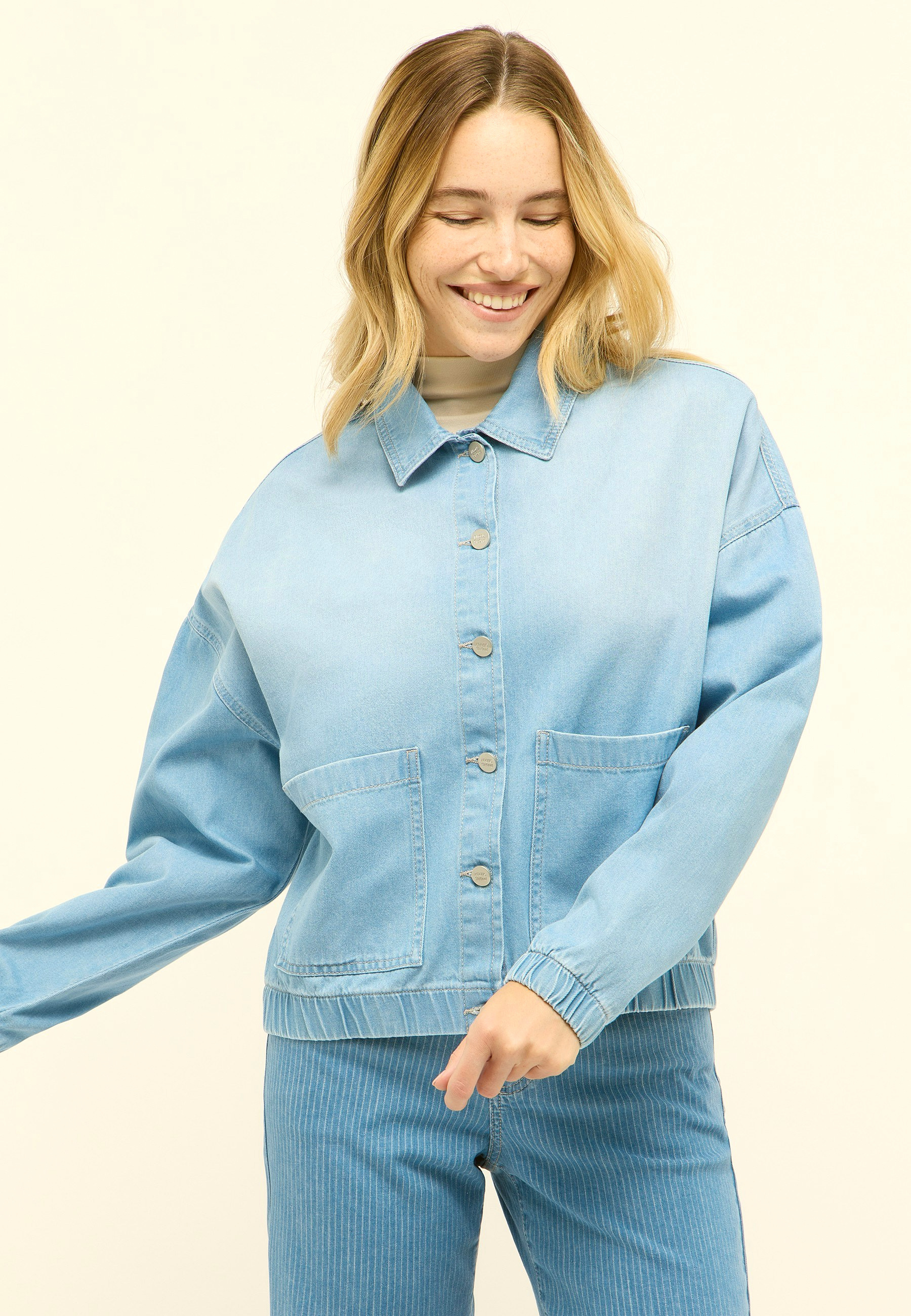Boxy Damen Blouson aus Baumwolle | Angels