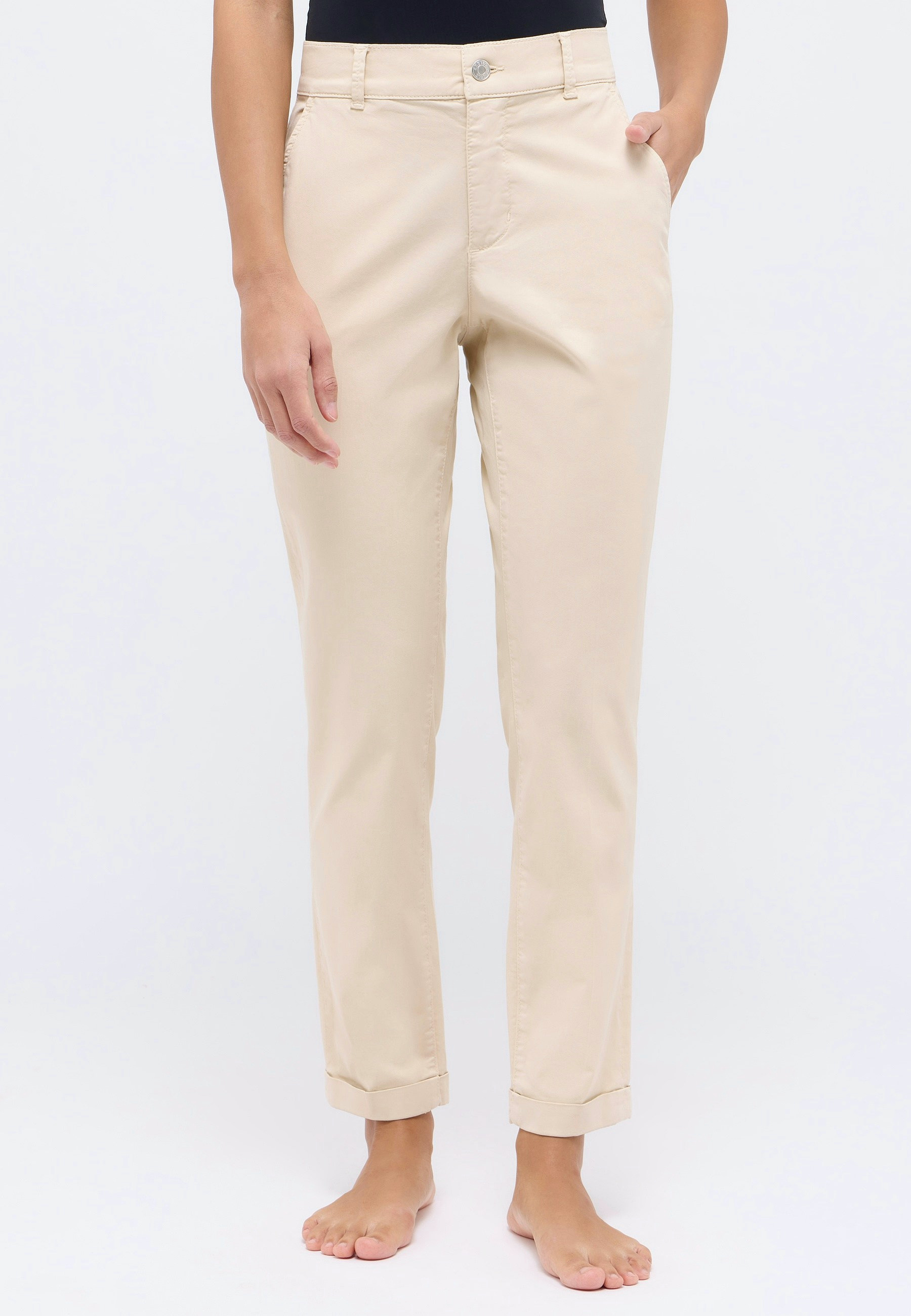Chino Hose Relaxed Fit – Hellbeige Straight | Angels