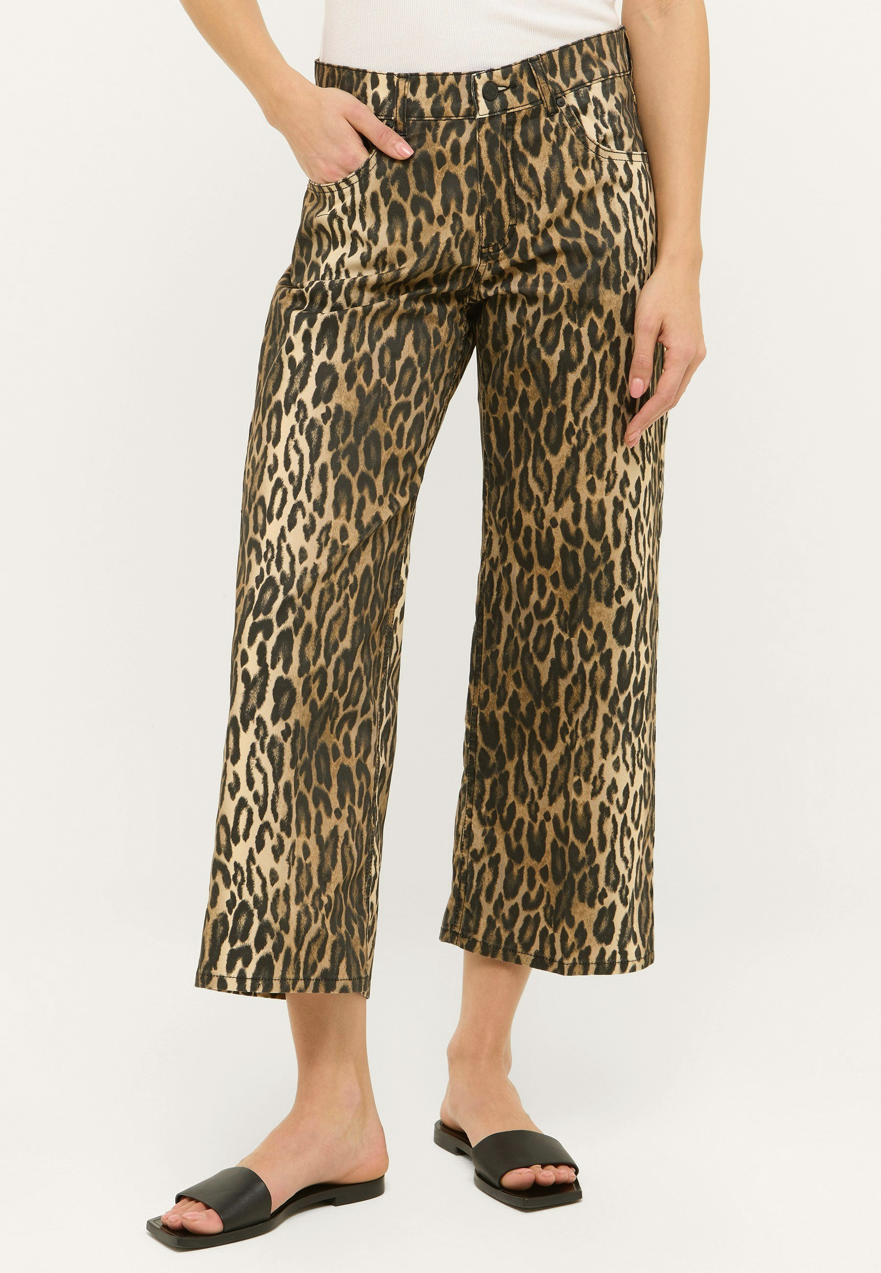 Culotte Hose Leoprint Relaxed Fit | Angels