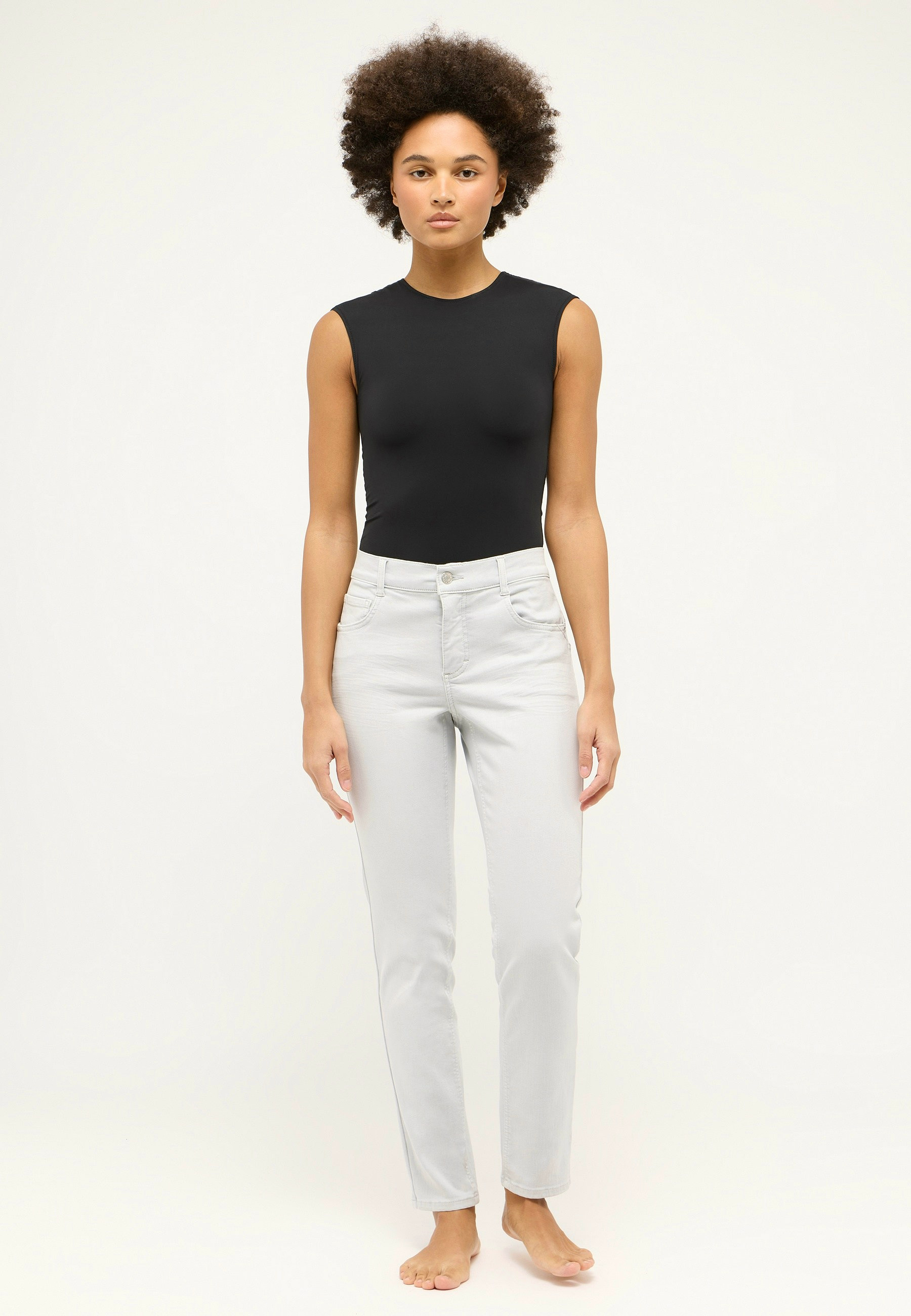 Damen Hose mit Elasthan – Rückansicht