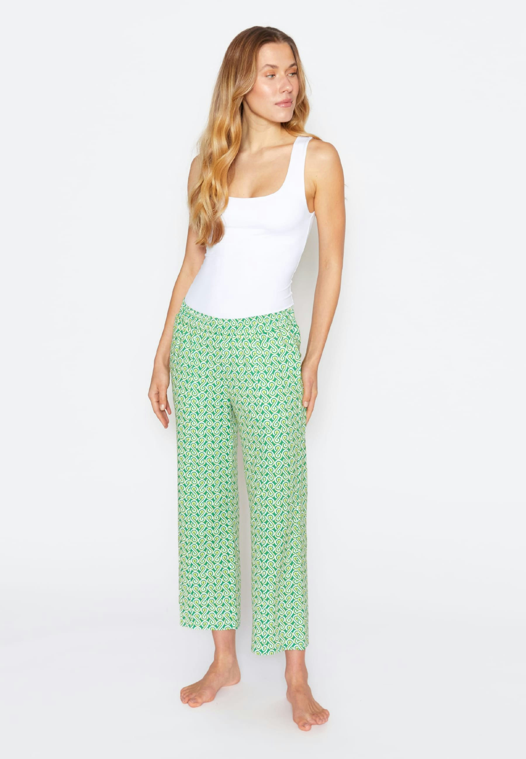 Damen Joggpants mit seitlichen Taschen – Rückansicht