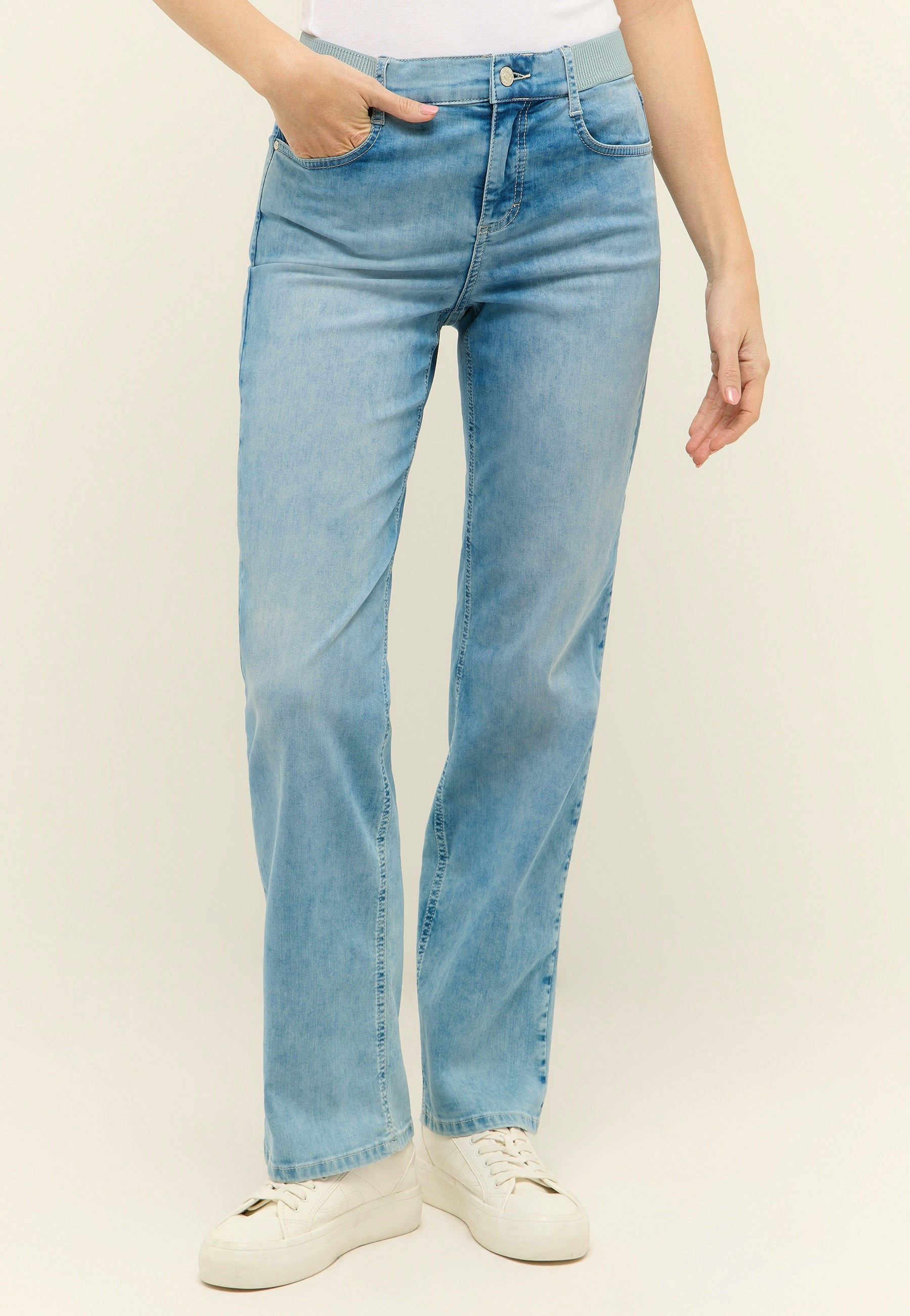 Dehnbund Hose Damen Straight Fit | Angels