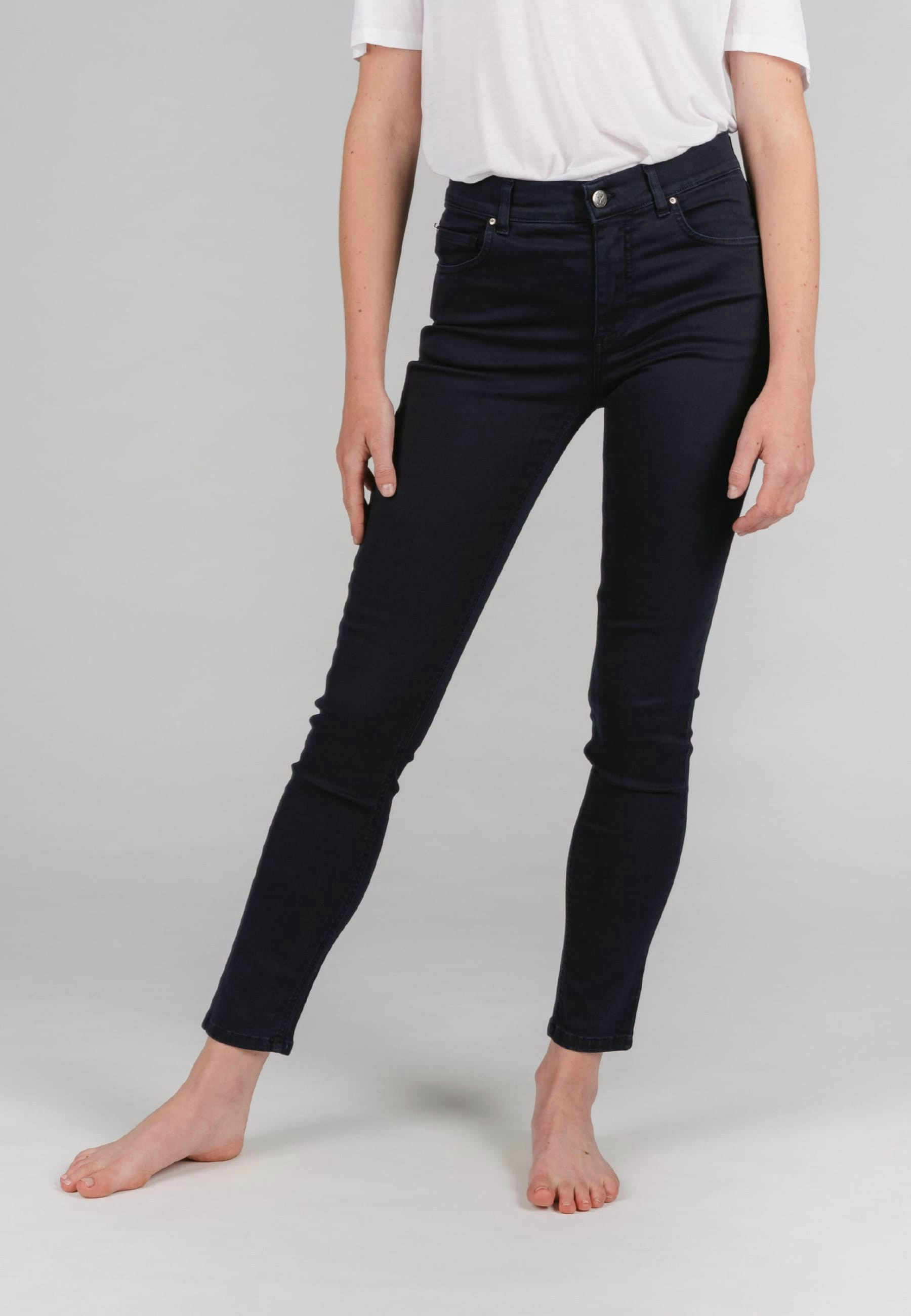 Dunkelblaue Skinny Hose Damen Slim Fit | Angels