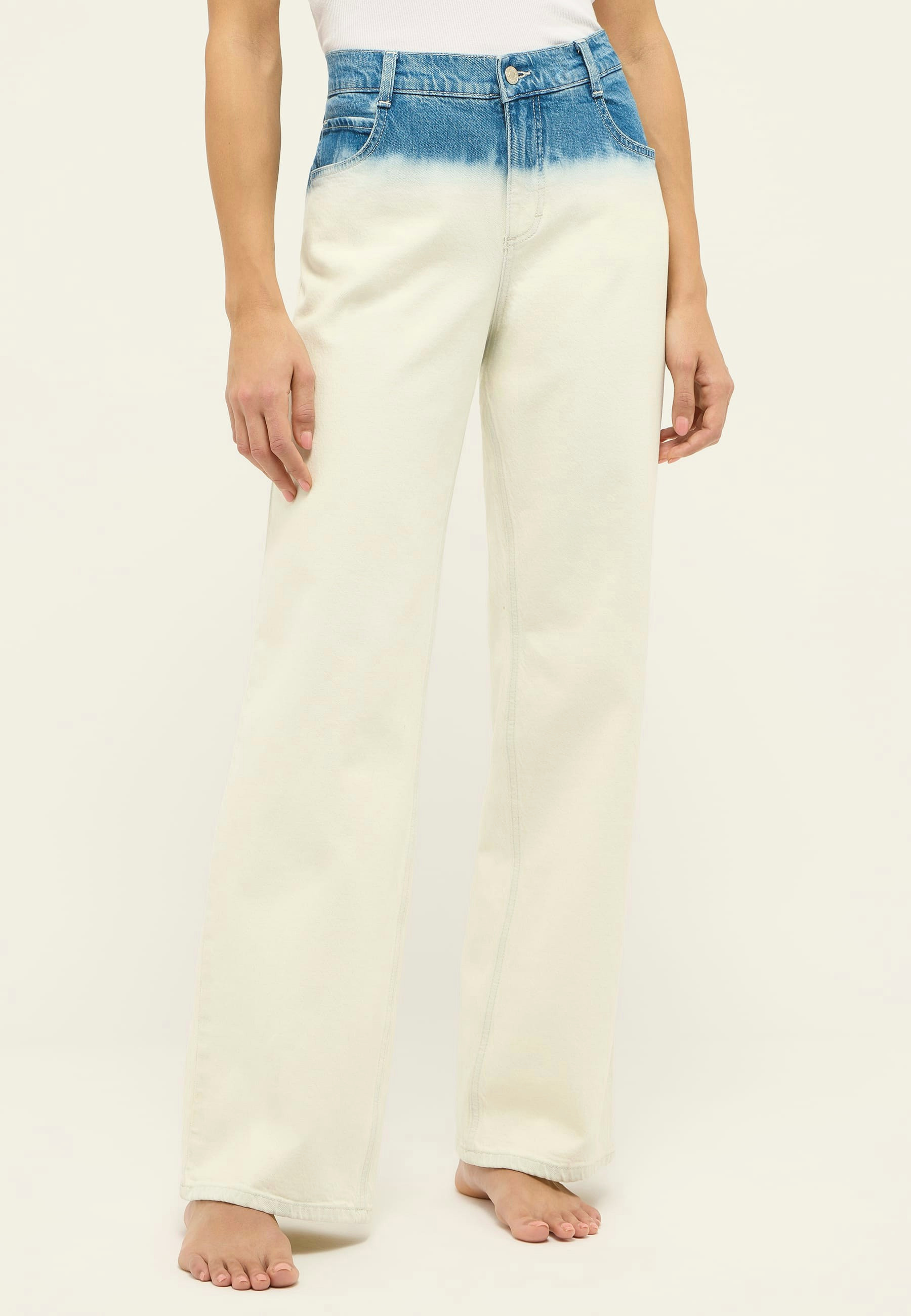 Frauen hosen hose – Eisblau Relaxed fit | Angels