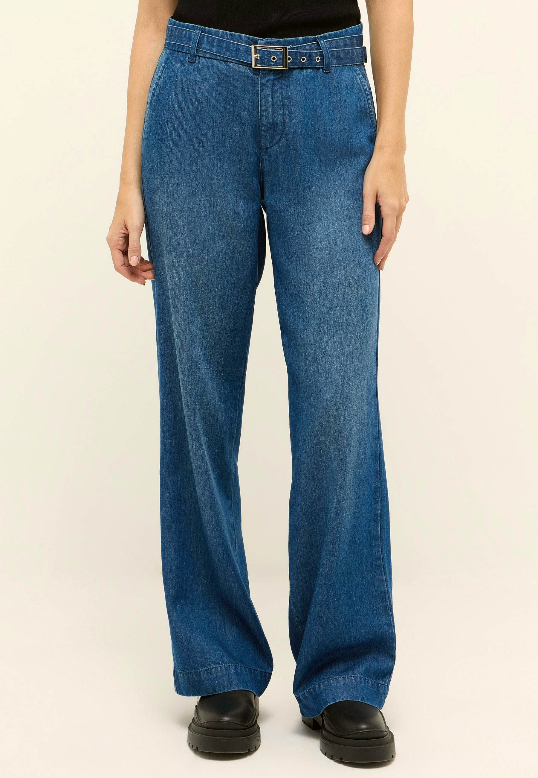 Hose aus Lyocell Relaxed Fit | Angels