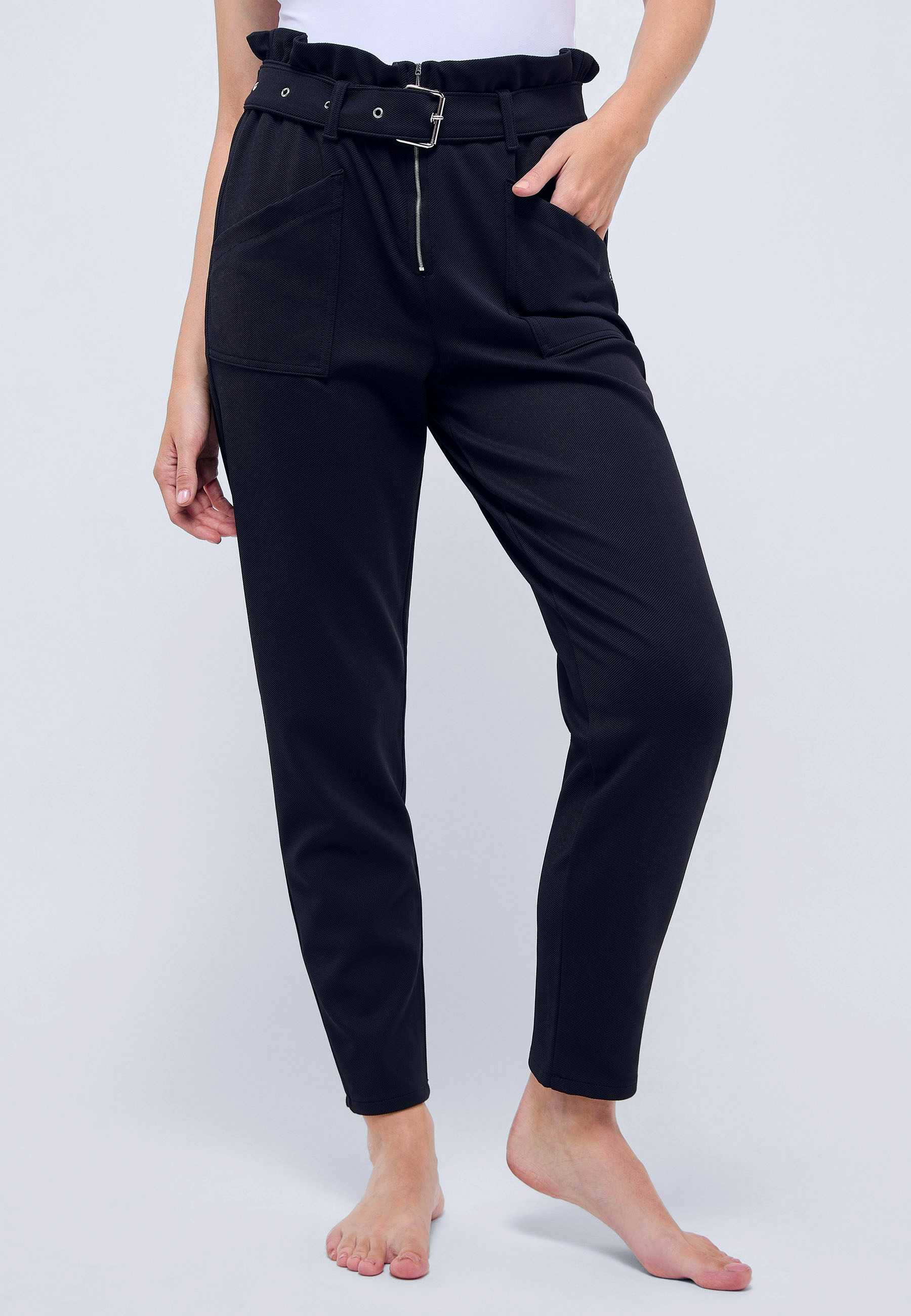 Hose Mit Hosentaschen Relaxed Fit | Angels