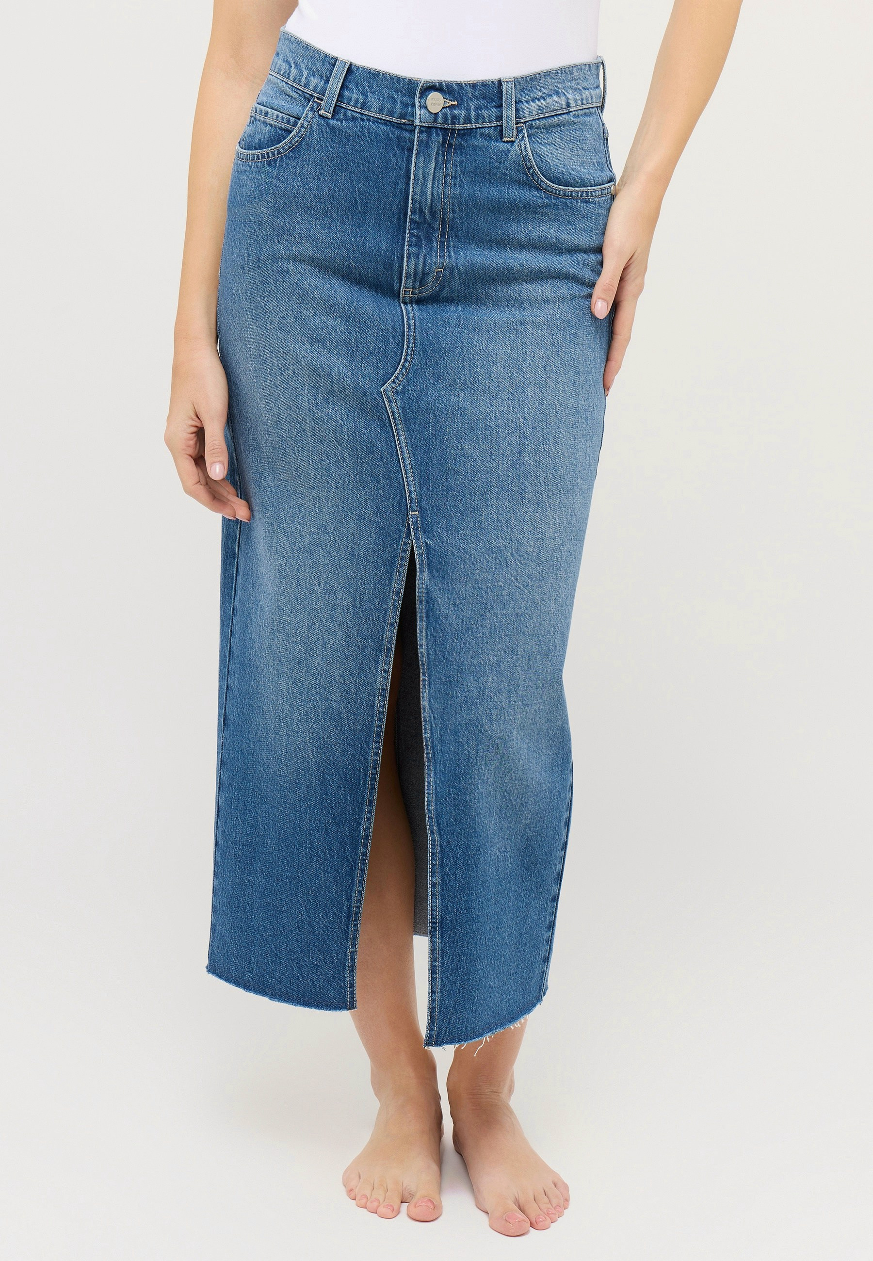 Hoserock Mit Schlitz Aus Baumwolle Stretch | Angels