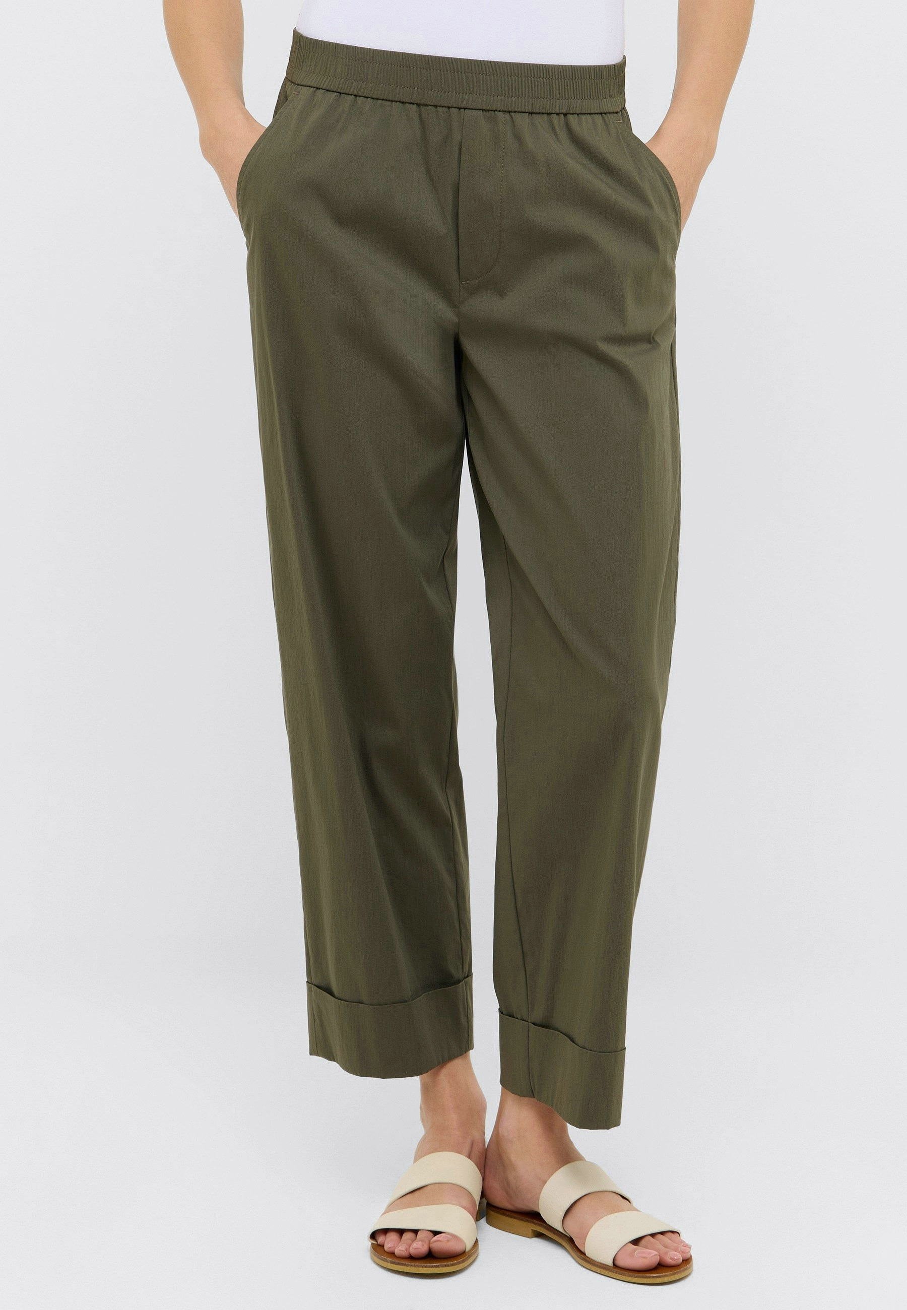 Leichte Damen Sommerhose mit Gummibund | Angels