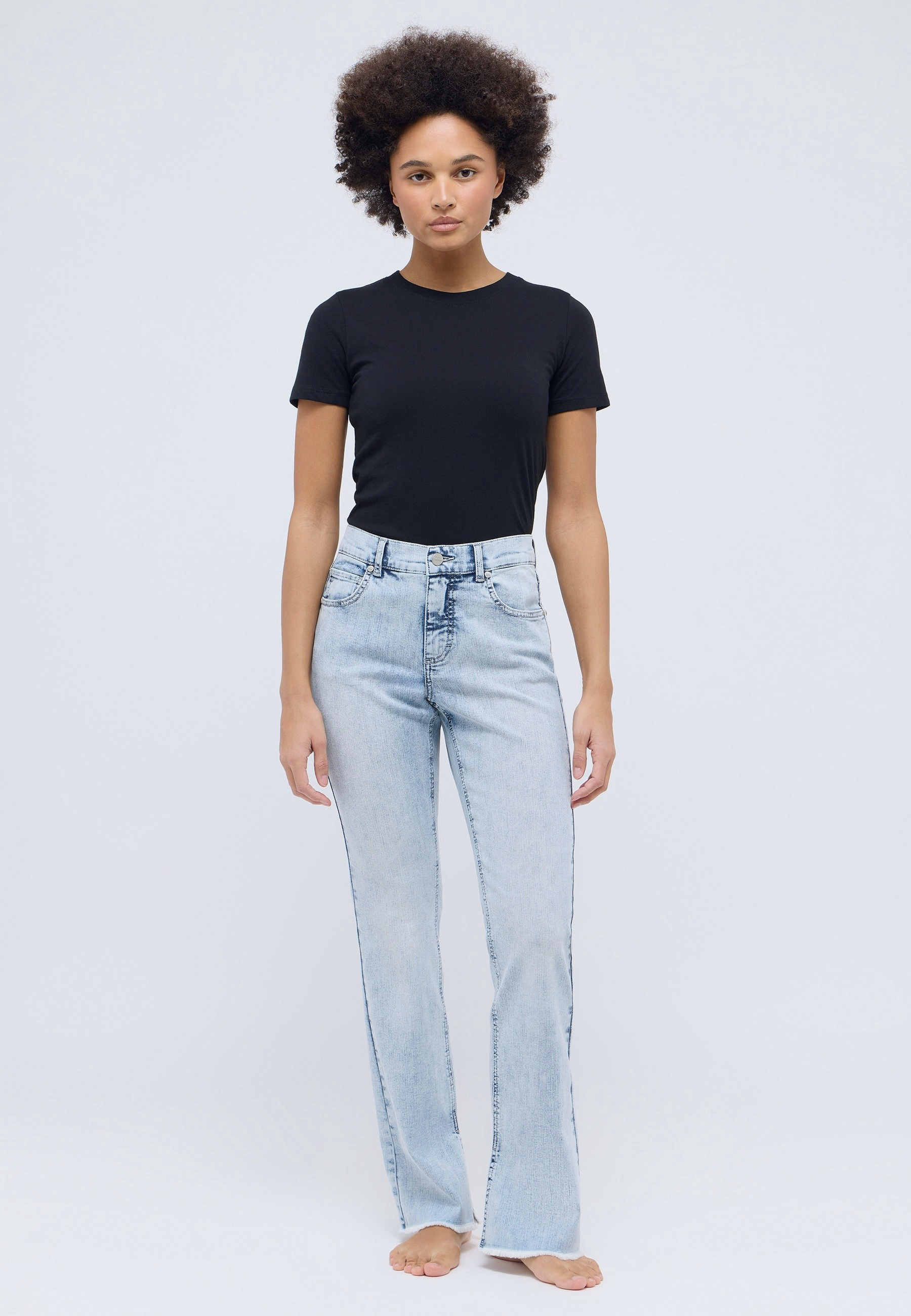 Recycelter Denim mit Elasthan – Rückansicht