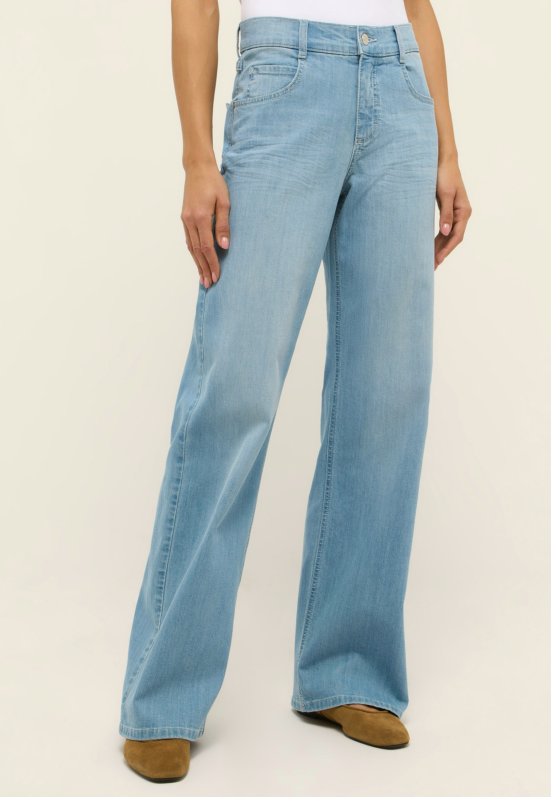 Relaxed Fit Ausgestellte Hose Damen | Angels