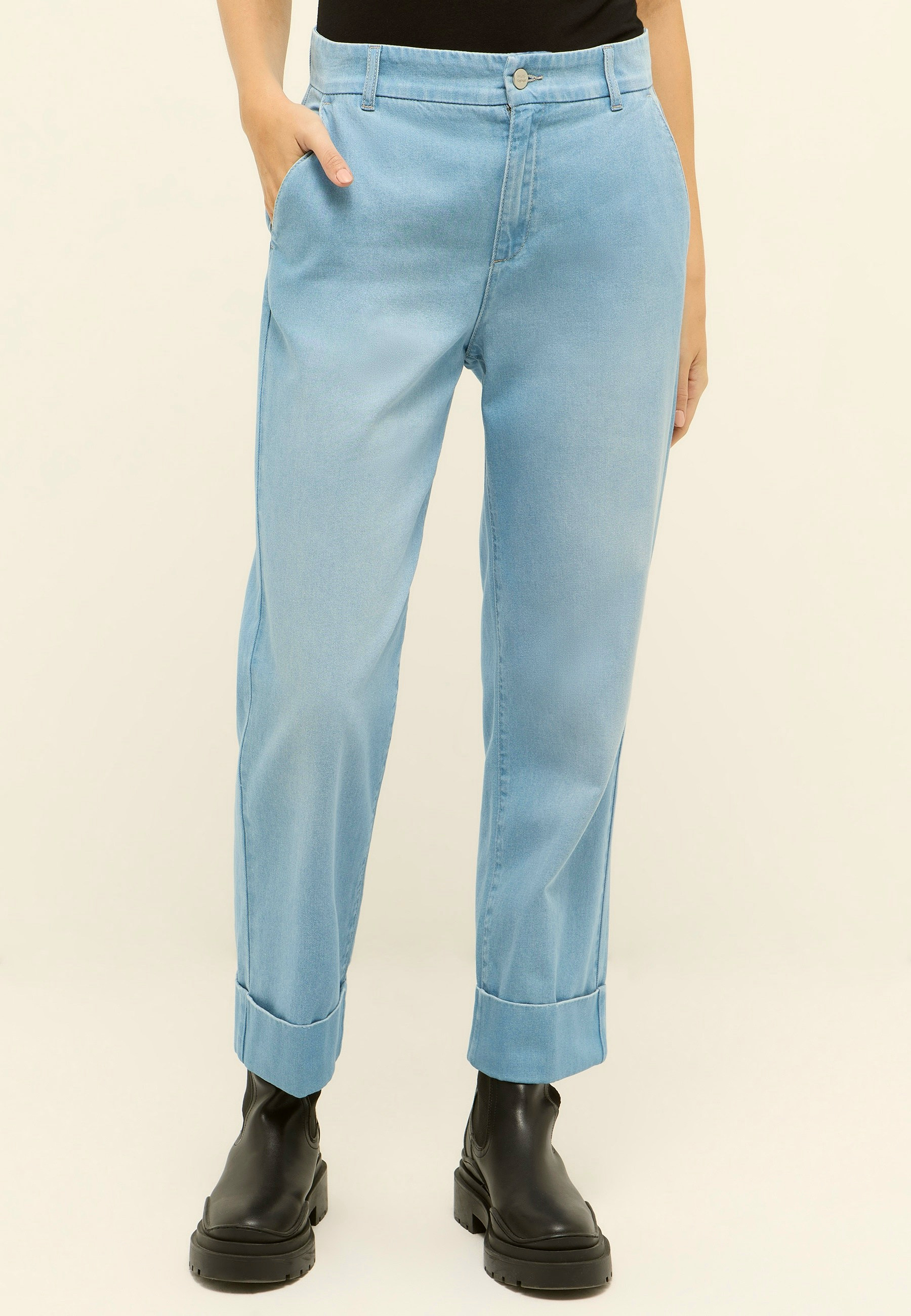 Relaxed Fit Baumwollehose Damen | Angels
