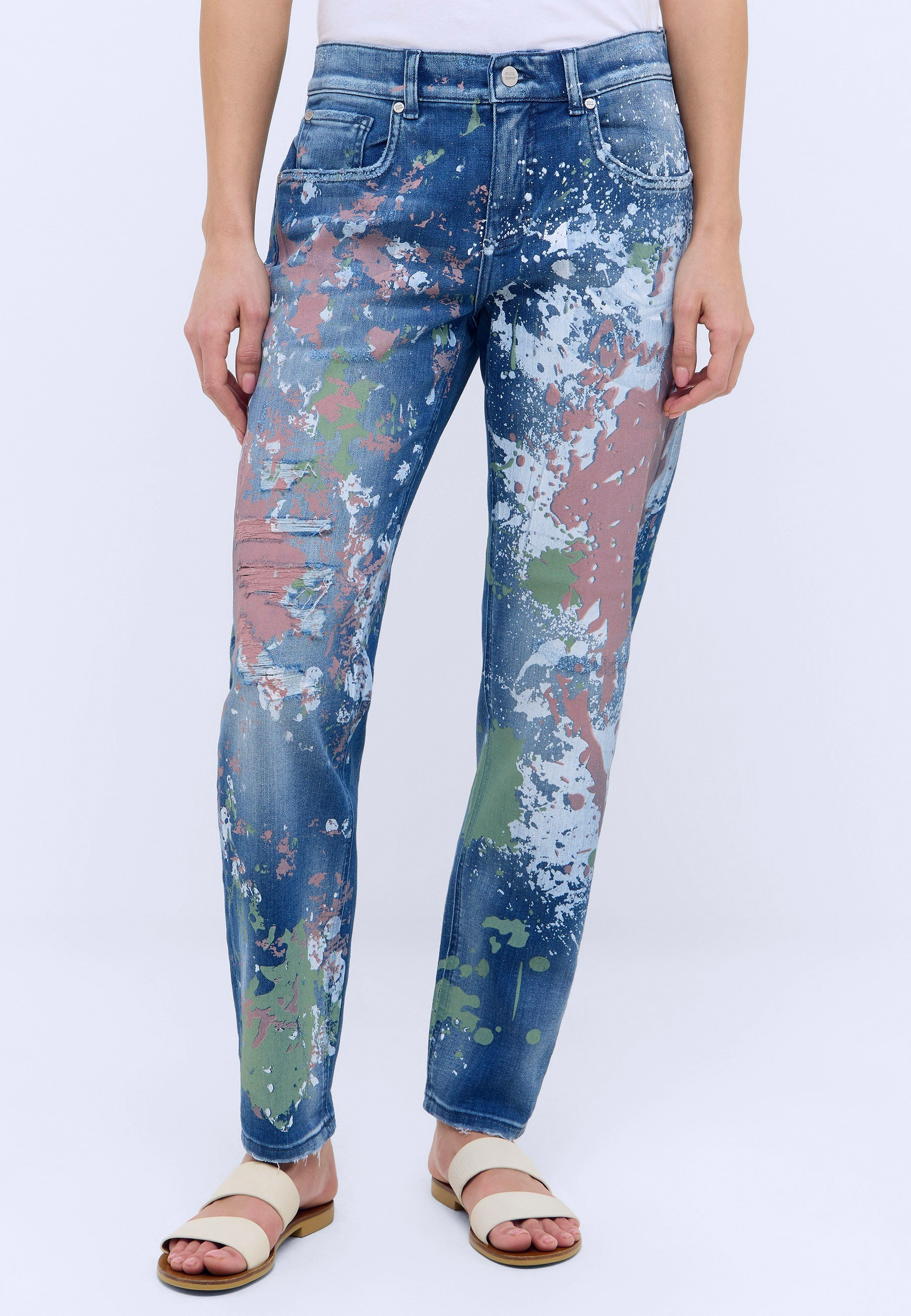 Relaxed Fit Boyfriend Hose Damen | Angels