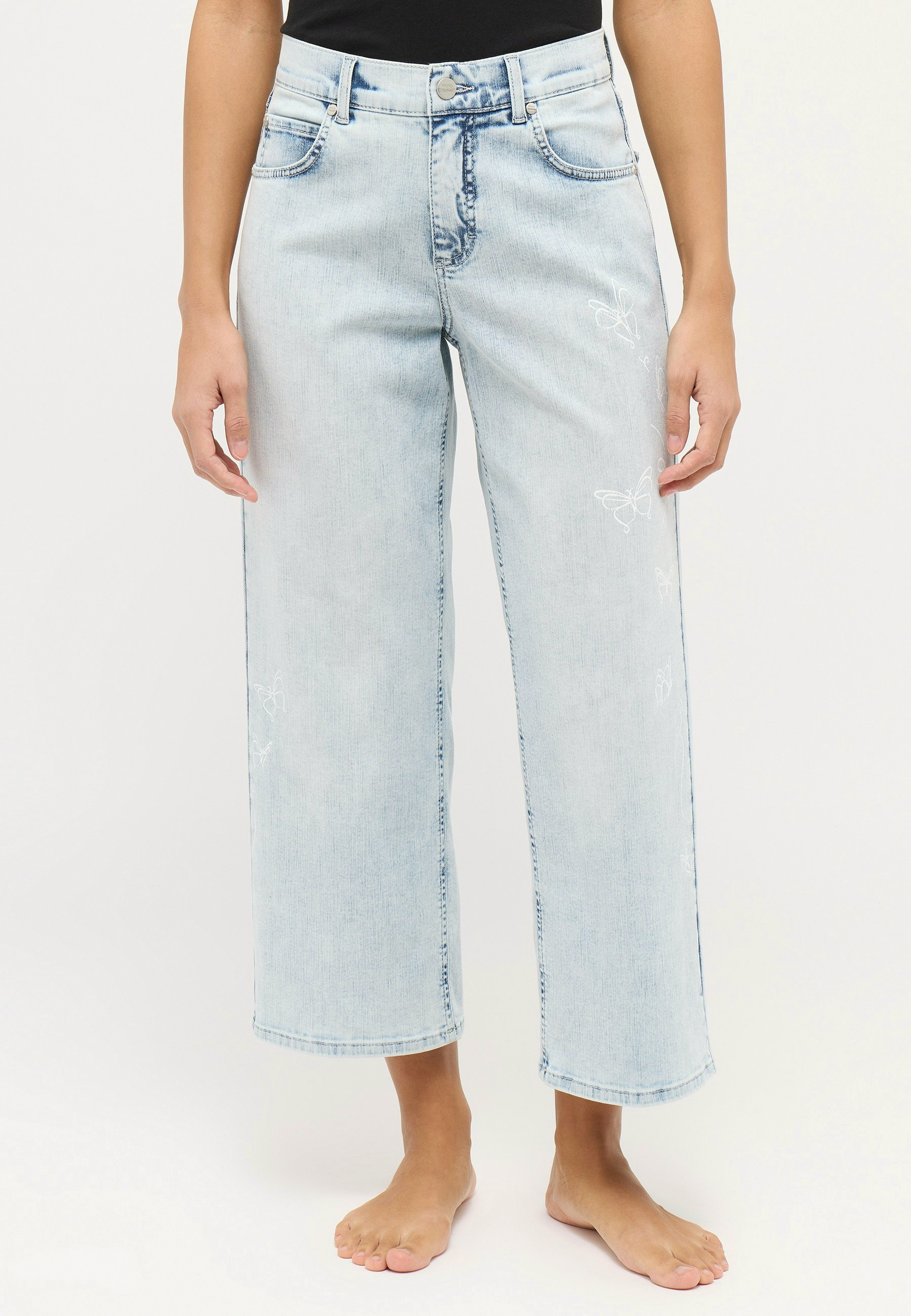 Relaxed Fit Bundfaltenhose mit Baumwolle | Angels