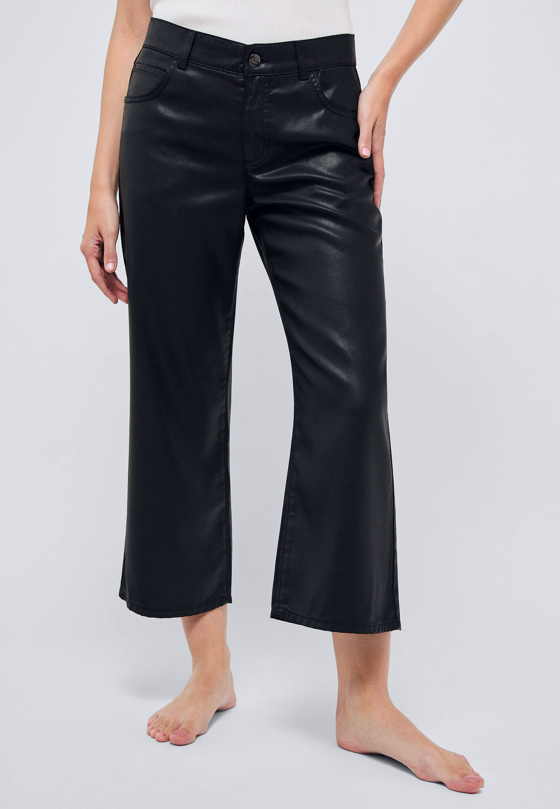 Relaxed Fit Hose aus 100 Leinen | Angels
