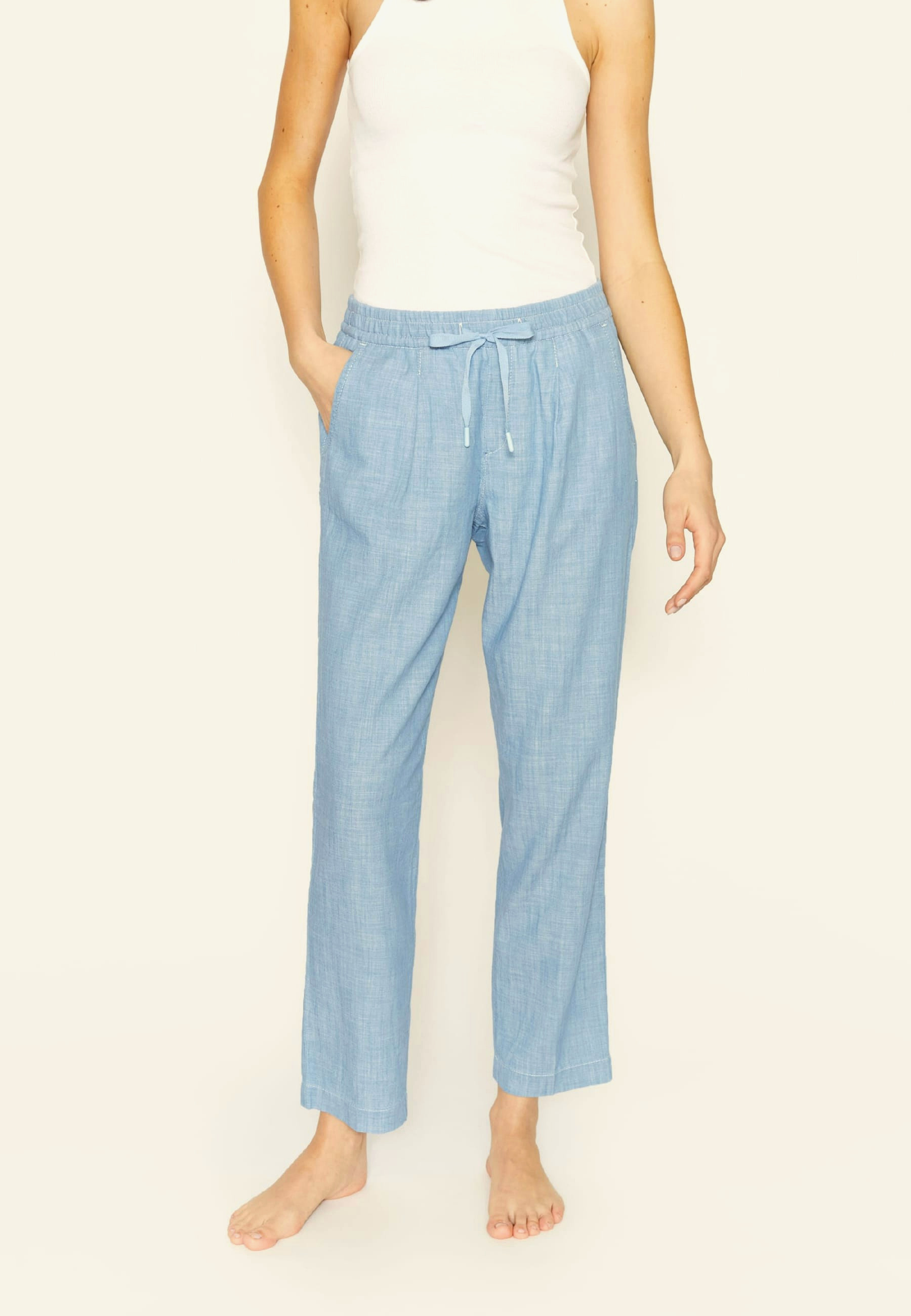 Relaxed Fit Hose aus Baumwolle Damen | Angels
