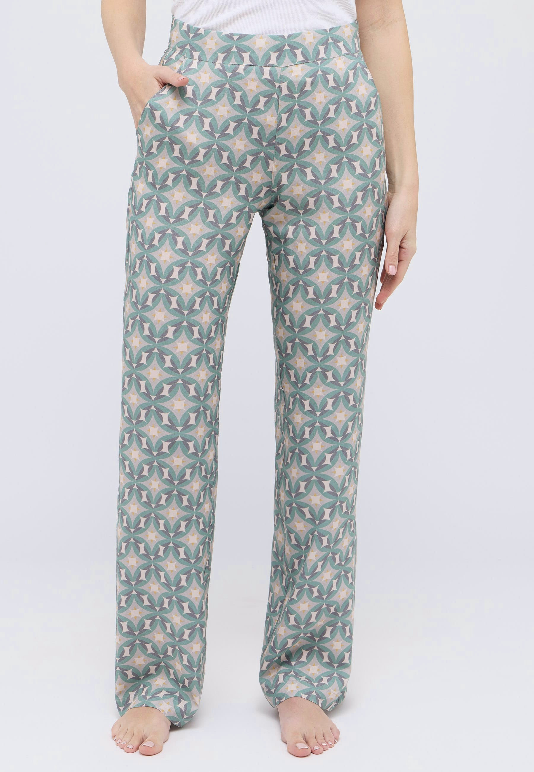 Relaxed Fit Hose aus Viskose Damen | Angels