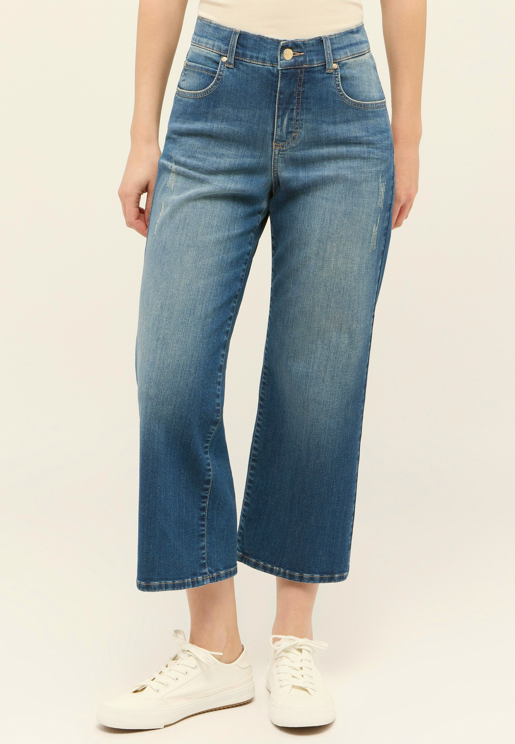 Relaxed Fit Hose Baumwolle Damen | Angels