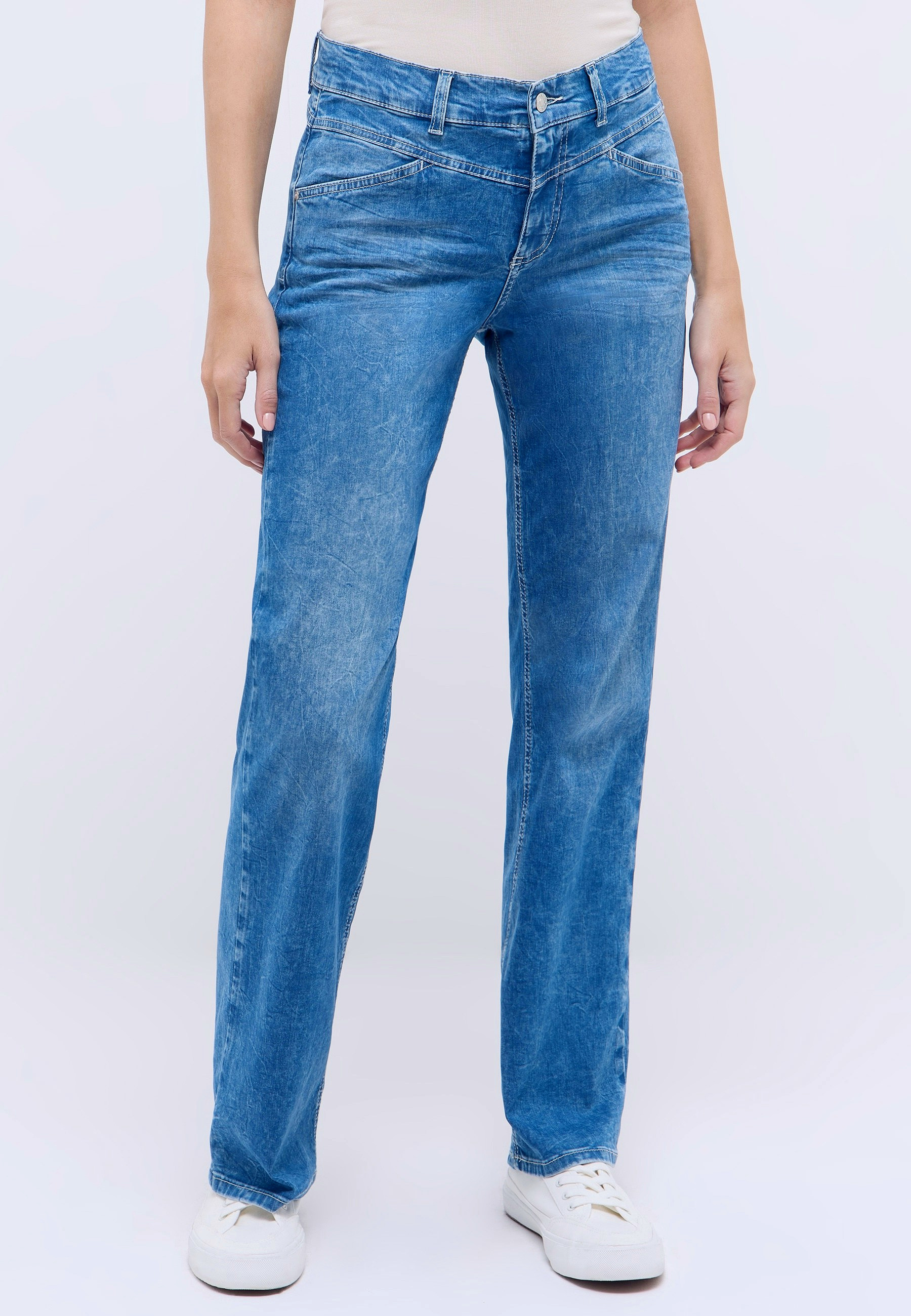 Relaxed Fit Hose Baumwolle Damen | Angels