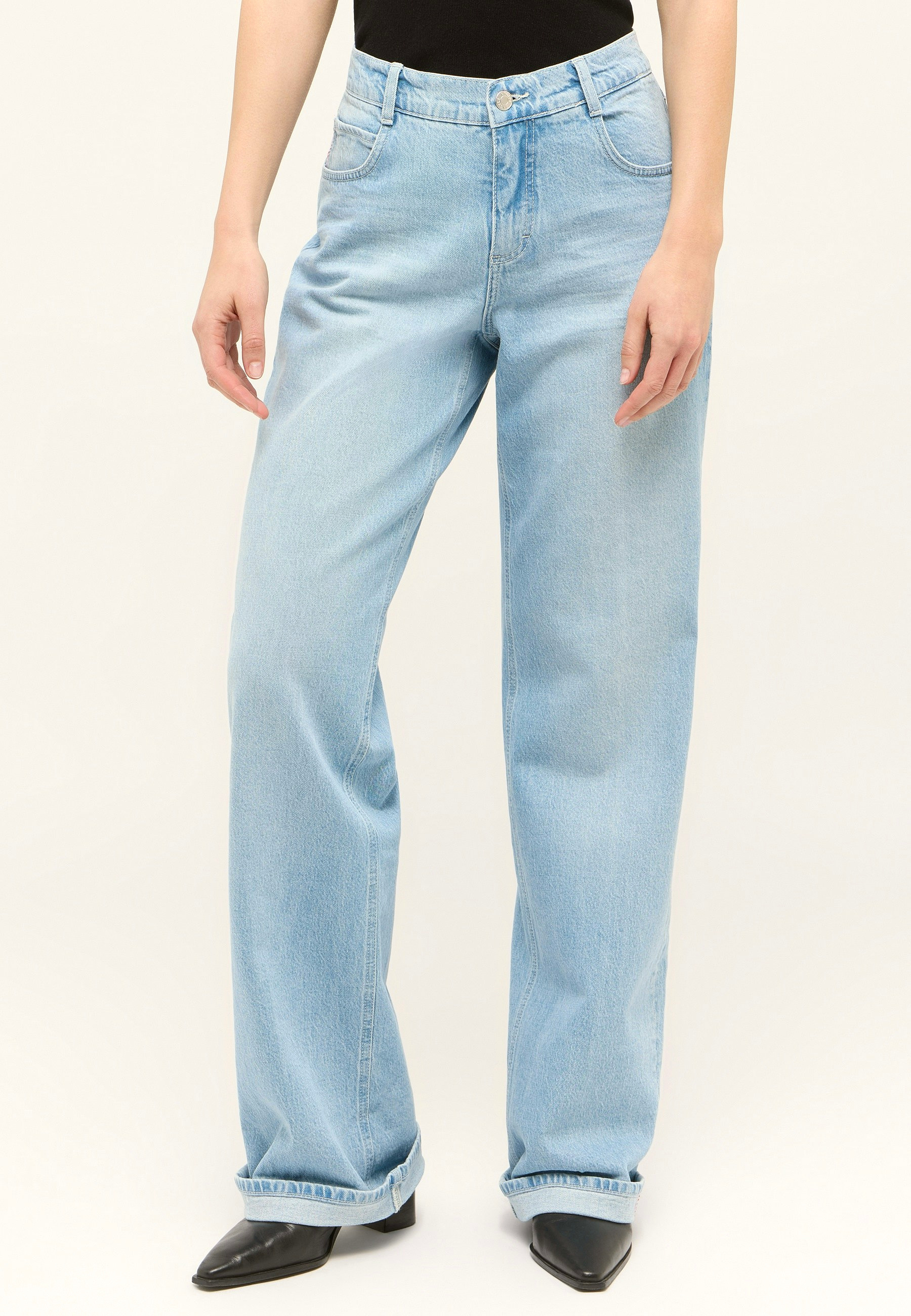 Relaxed Fit Hose Baumwolle Damen | Angels