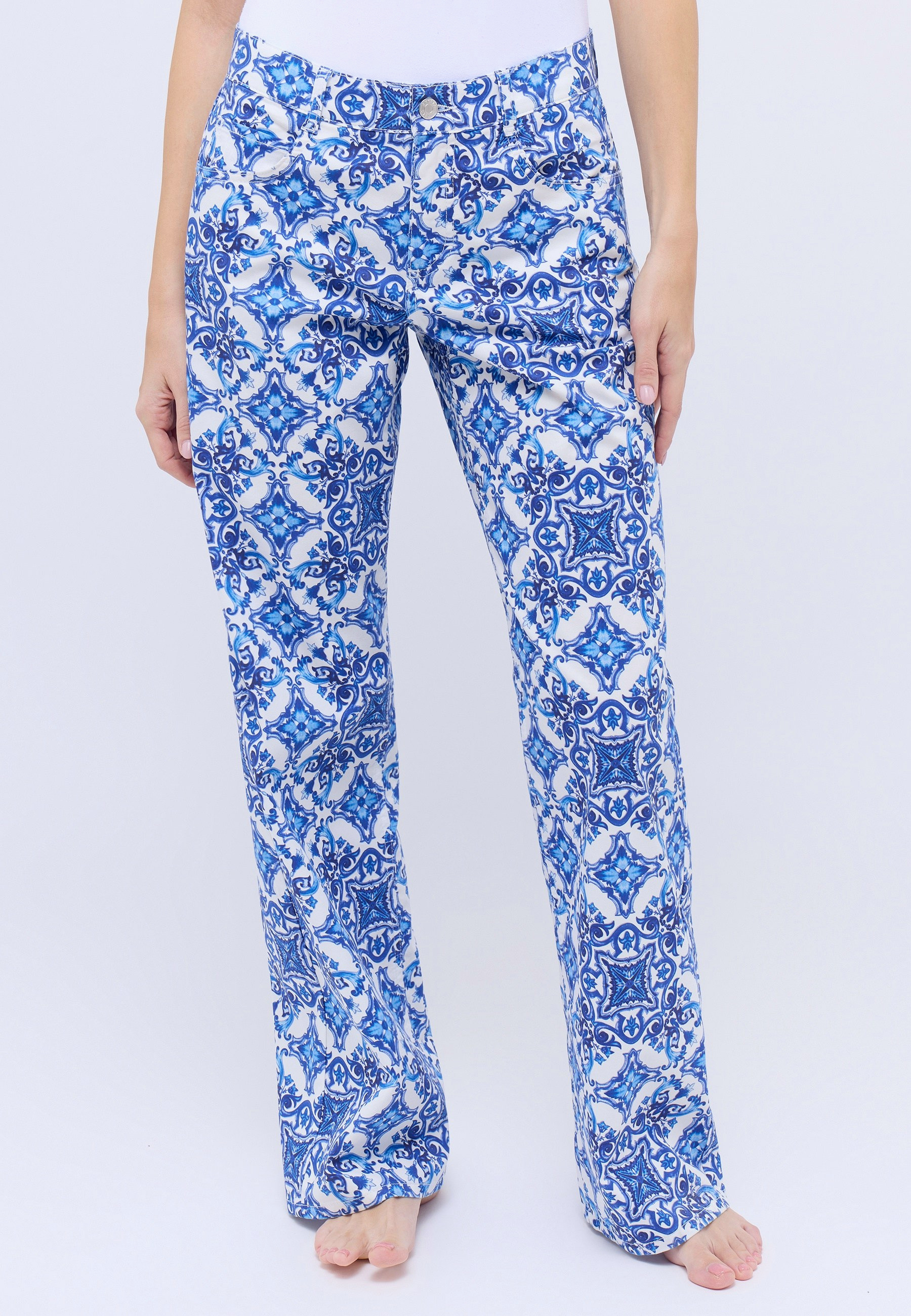 Relaxed Fit Hose Baumwolle Damen | Angels