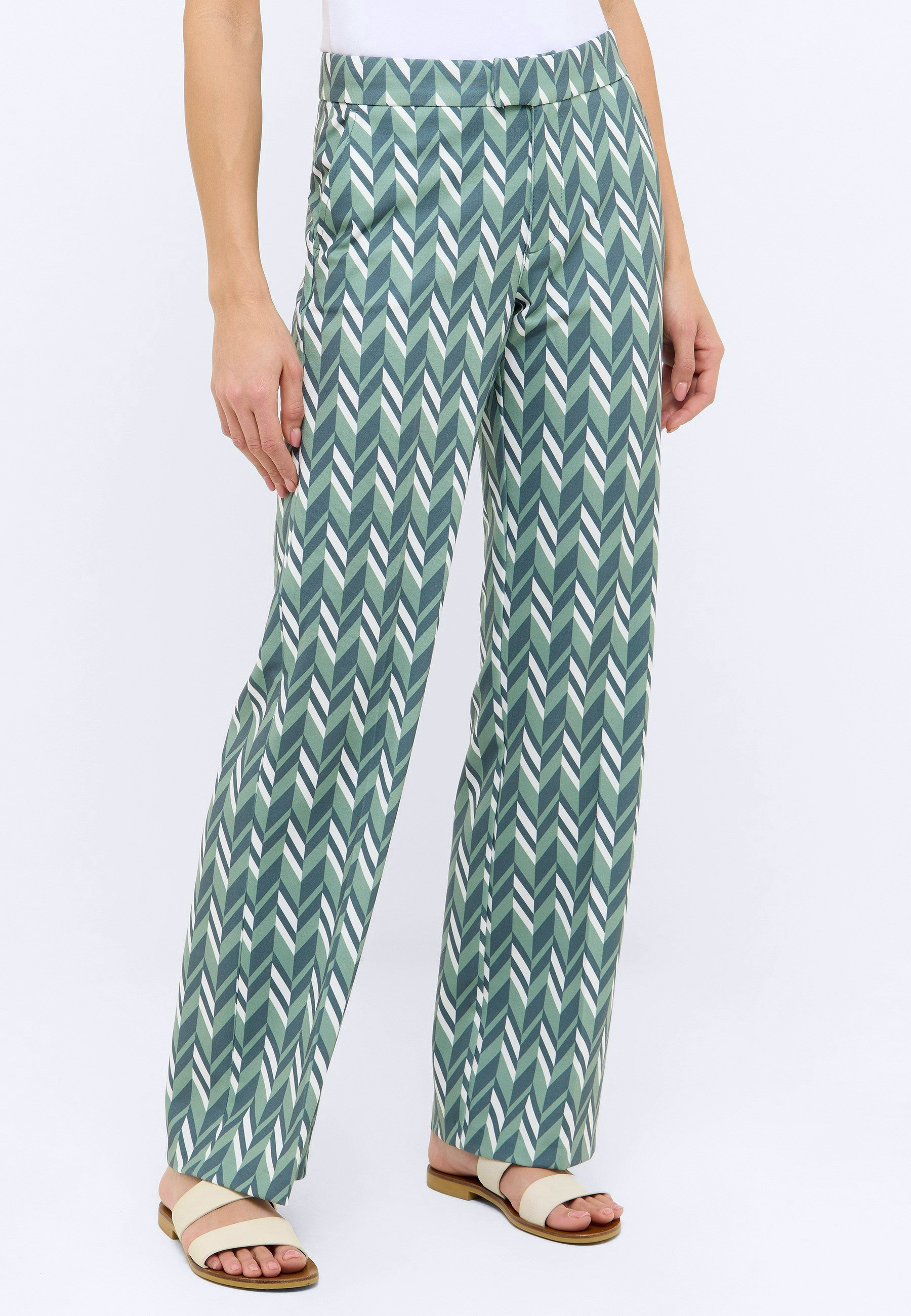 Relaxed Fit Hose Eukalyptus Damen | Angels