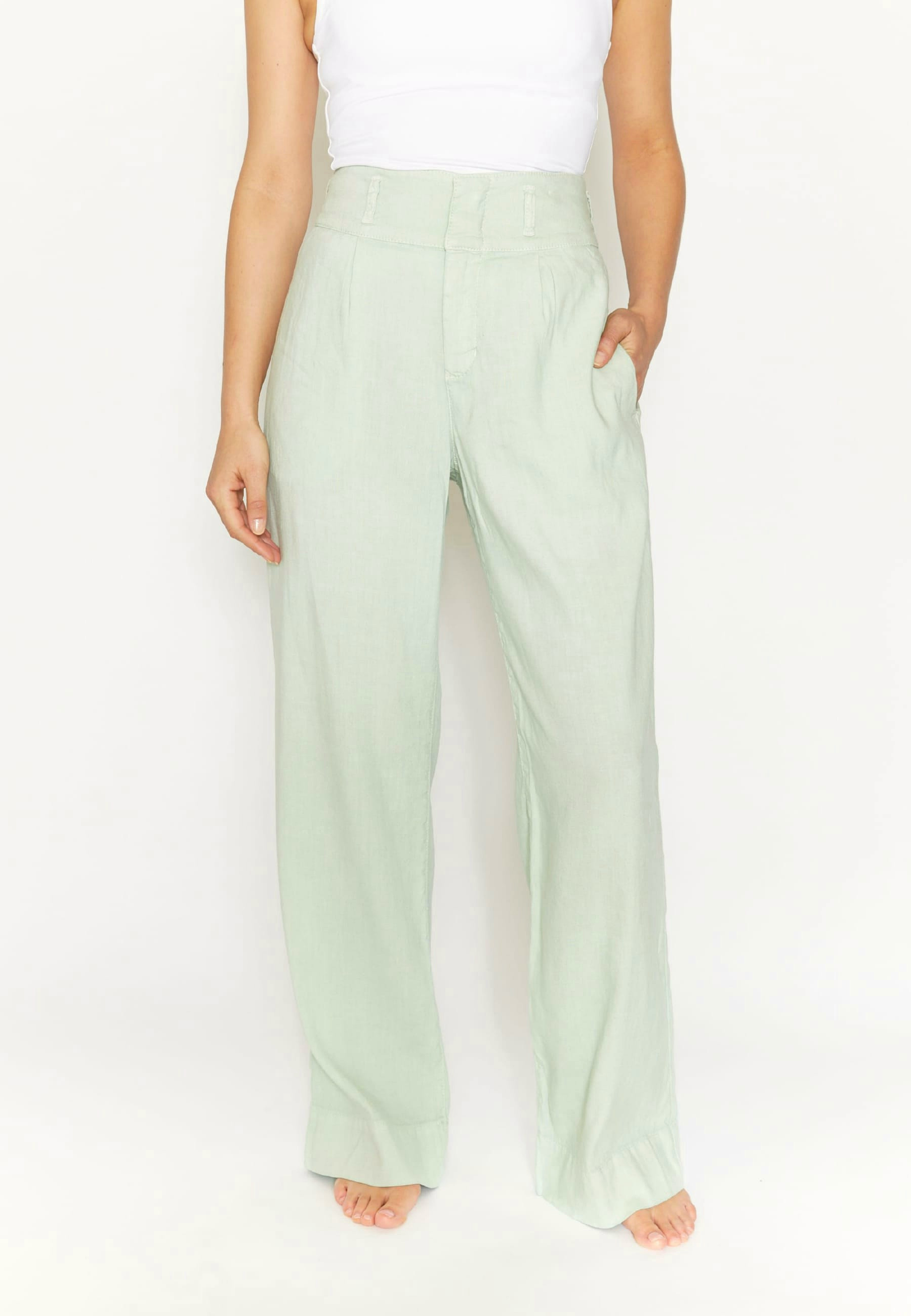 Relaxed Fit Stoffhose Damen | Angels