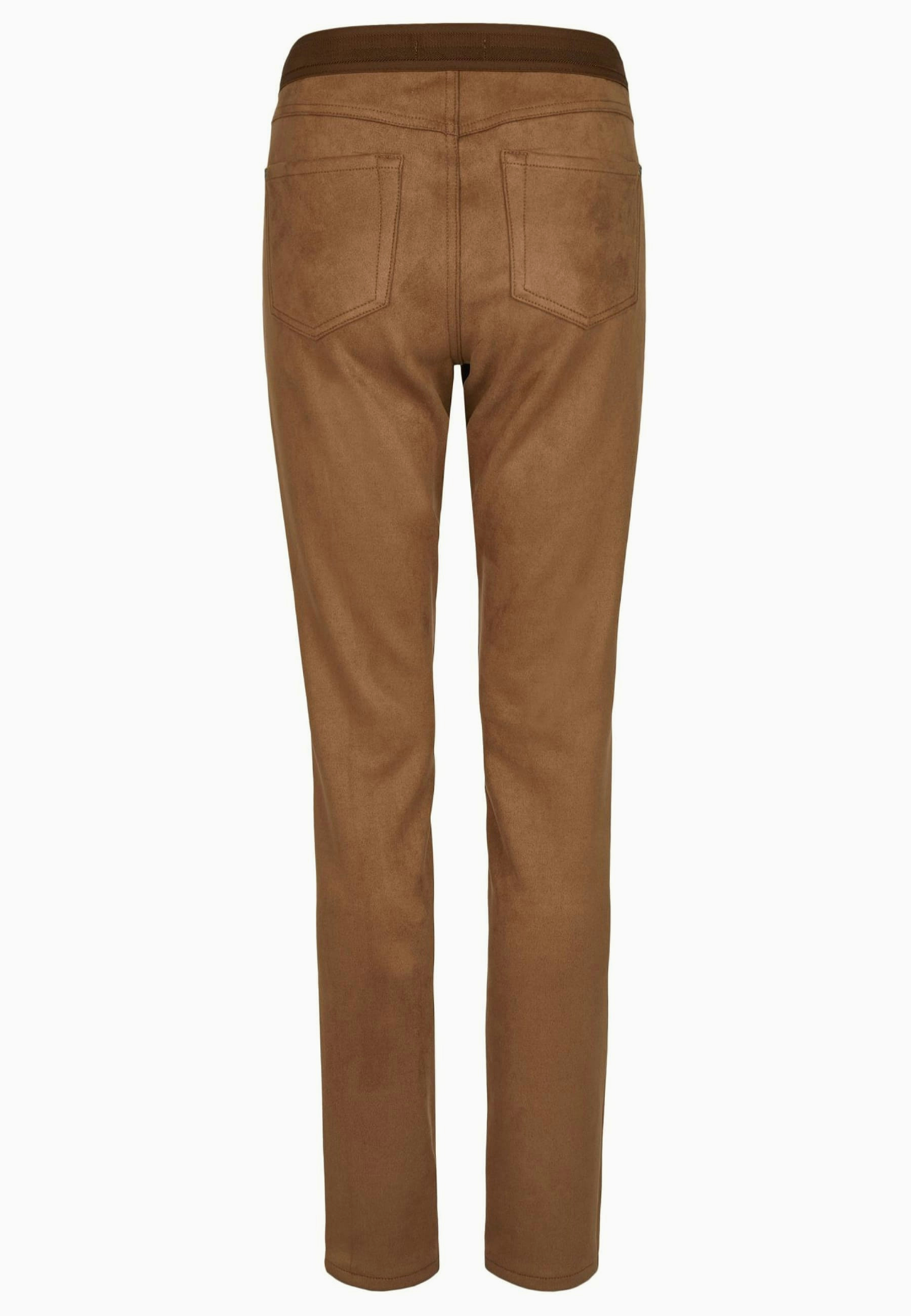Skinny Hose aus Elasthan und Polyester – Rückansicht