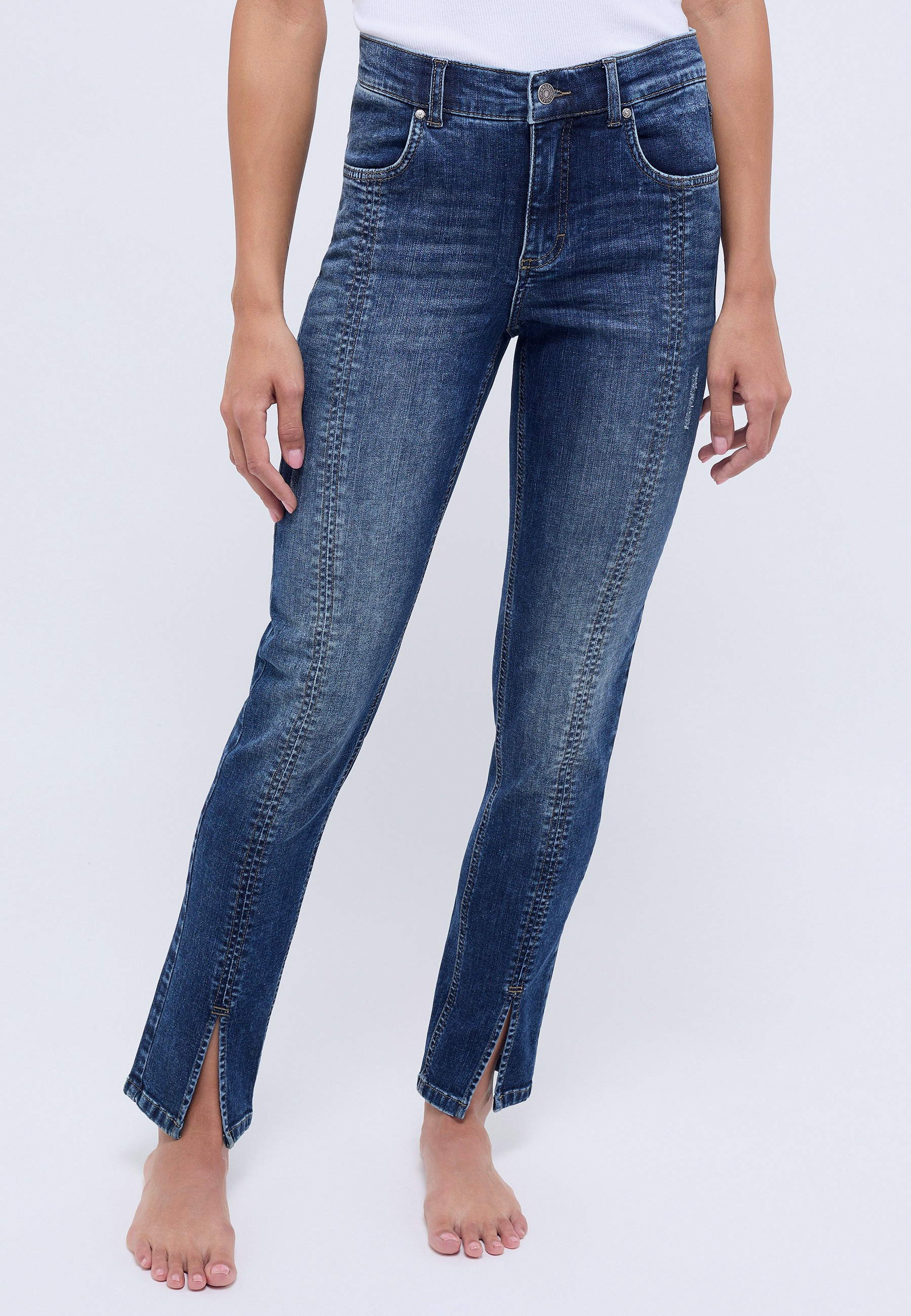 Slim Fit Hose Baumwolle Damen | Angels