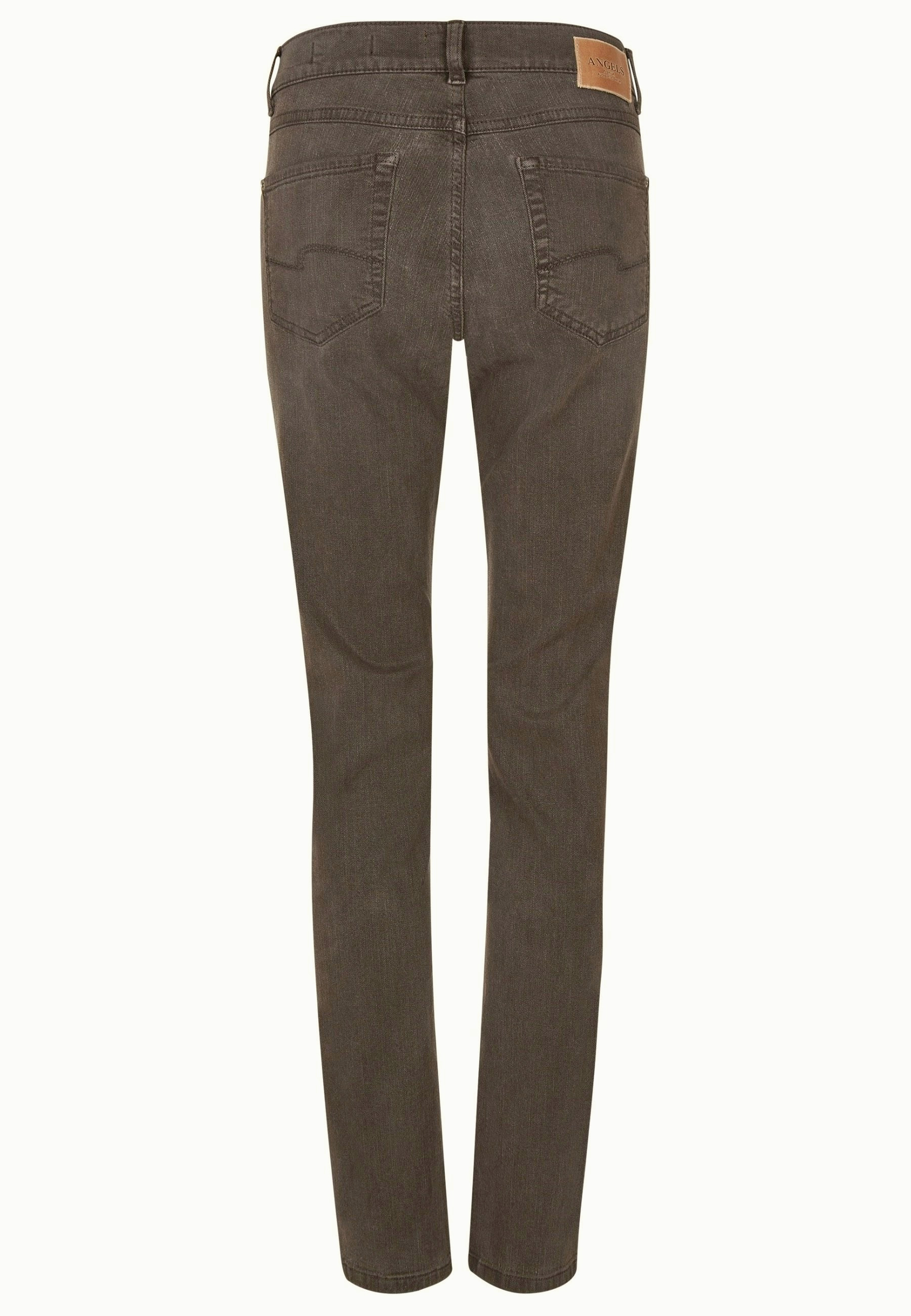 Slim Fit Hose mit leichtem Material in Baumwollmischung – Rückansicht