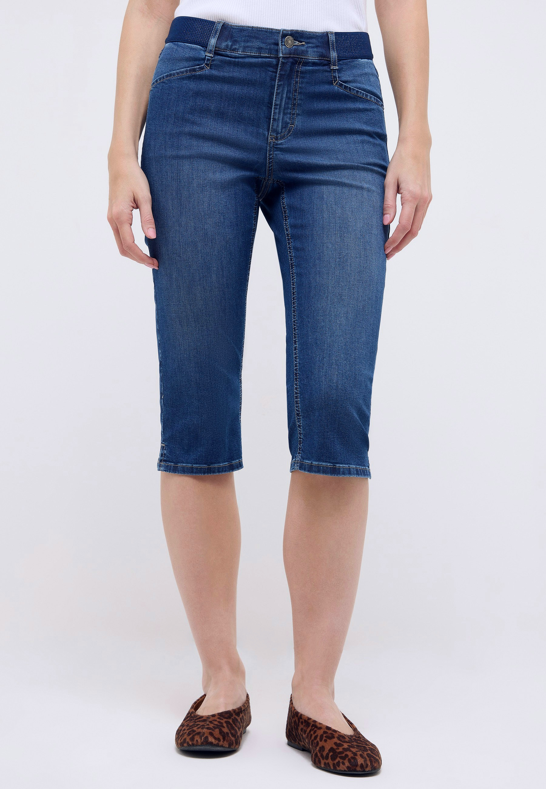 Slim Fit Hose mit elastischem Bund | Angels