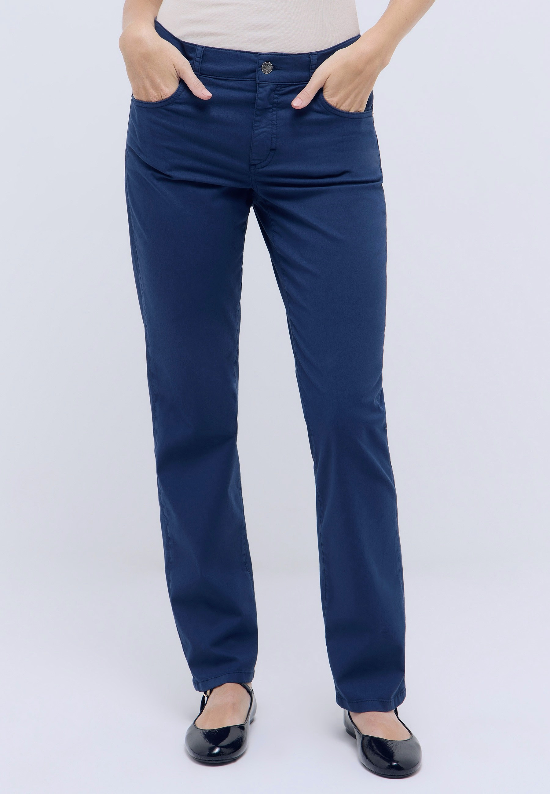 Stoffhose Straight Fit Damen | Angels
