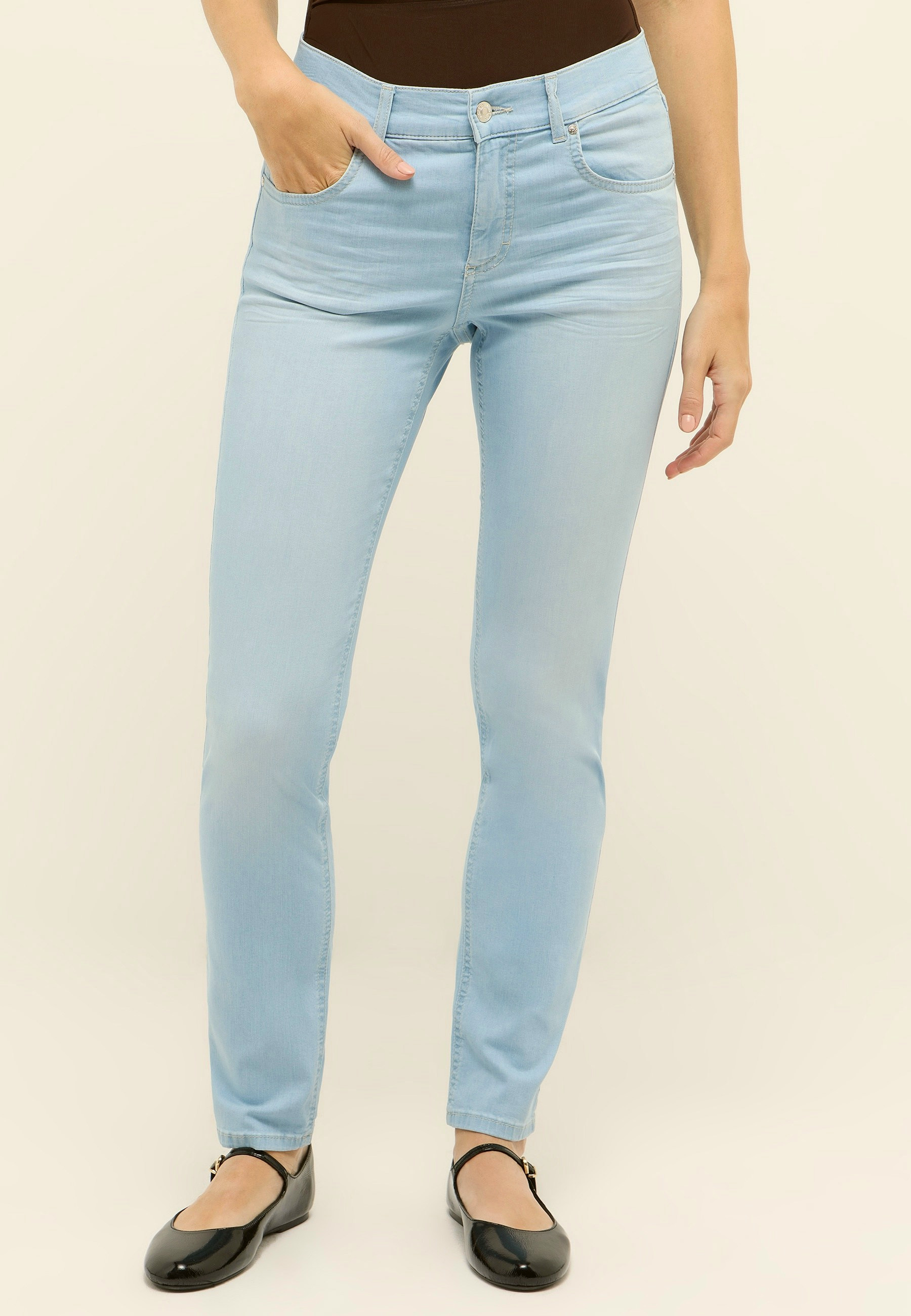 Weiße Hose Slim Fit Damen | Angels