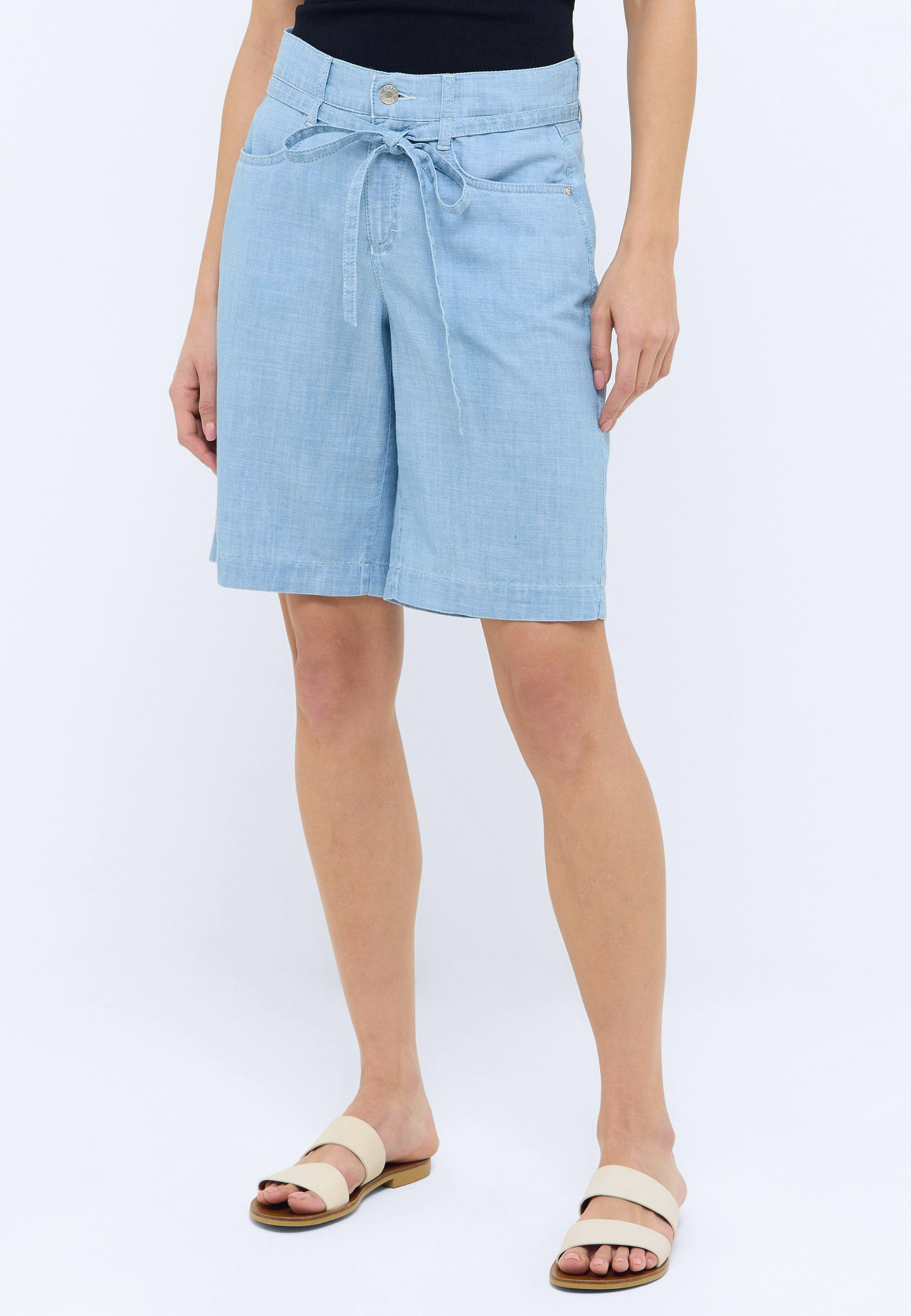 Weite Hose Leinenoptik Relaxed Fit | Angels
